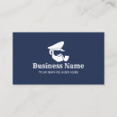 Search for boat business cards Navy blue