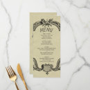 Search for vintage wedding menus Victorian