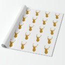 Search for deer christmas wrapping paper Stag