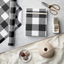 Search for black and white buffalo check wrapping paper Gingham
