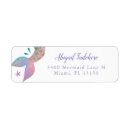 Search for purple sparkle return address labels Magical