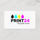 Search for printers business cards Blue
