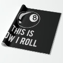 Search for 8 ball wrapping paper Billiards