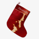 Search for western christmas stockings Red