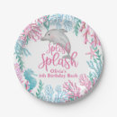 Search for dolphins paper plates For kids