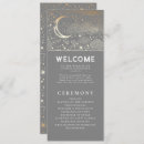 Search for celestial wedding programmes Starry night