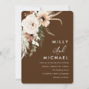 Search for fall flowers wedding invitations Terracotta