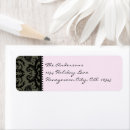 Search for grey and white monogram wedding return address labels Elegant
