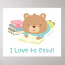 Search for reading kids posters Bear