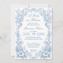 Search for french invitations Dusty blue
