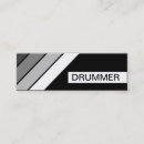 Search for drummer business cards Percussion