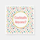Search for teal orange napkins Dots
