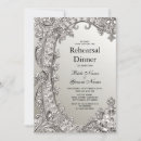 Search for classy rehearsal dinner invitations Ornate