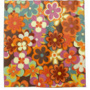 Search for 1960s pattern shower curtains Flower