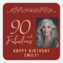 Search for 90 birthday stickers Elegant