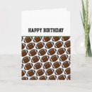 Search for football fan birthday cards Sports