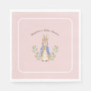 Search for vintage rabbit napkins Baby shower