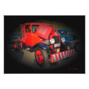 Search for vintage red car posters Nostalgia