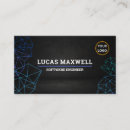 Search for futuristic design business cards Computer