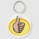 Search for thumbs up key rings Good