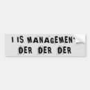 Search for management bumper stickers Manager