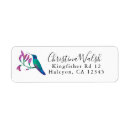 Search for purple teal return address labels Pink