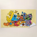 Search for big bird beach towels Ernie