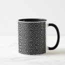 Search for hexagon pattern mugs Black