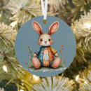 Search for bunny christmas tree decorations Whimsical design