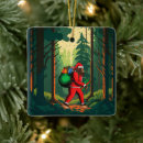 Search for bigfoot christmas decor Santa