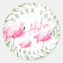 Search for thank you flamingo stickers Aloha