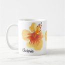Search for yellow hibiscus mugs Watercolor
