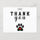 Search for dog thank you cards Paw