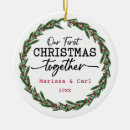 Search for our first together christmas tree decorations Modern