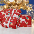Search for equestrian christmas wrapping paper Girl