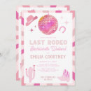 Search for disco cowgirl invitations Last rodeo