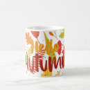 Search for autumn leaves mugs Fall colours