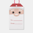 Search for santas face gift tags Xmas