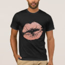 Search for pink lips tshirts Glitter