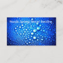 Search for water droplet business cards Blue