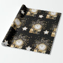 Search for new years wrapping paper Fireworks