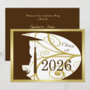 Search for brown graduation invitations Celebration