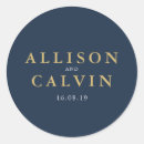 Search for gold and navy wedding stickers Elegant