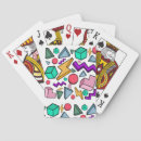 Search for 80s playing cards Geometric