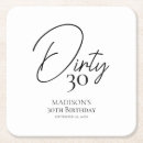 Search for 30th birthday coasters Dirty thirty