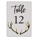 Search for deer antlers table cards Boho