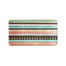 Search for modern chevron pattern return address labels Geometric