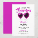 Search for threenager invitations Pink