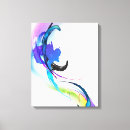 Search for abstract splatter painting canvas prints Purple