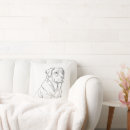 Search for line drawing cushions Black and white